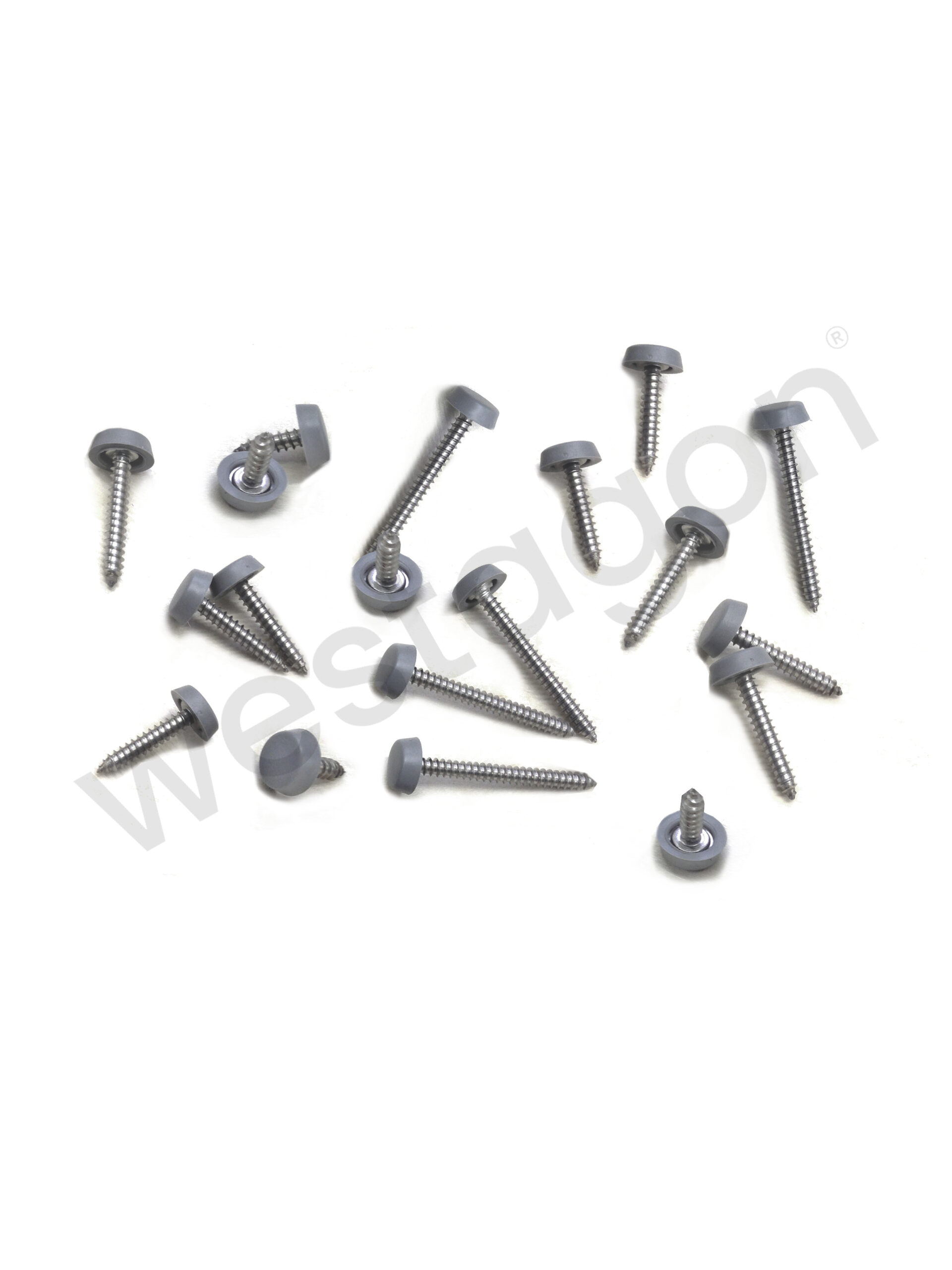 Edelstahlschrauben inkl. Abdeckkappen (grau) | <br> für VW T3 WESTFALIA