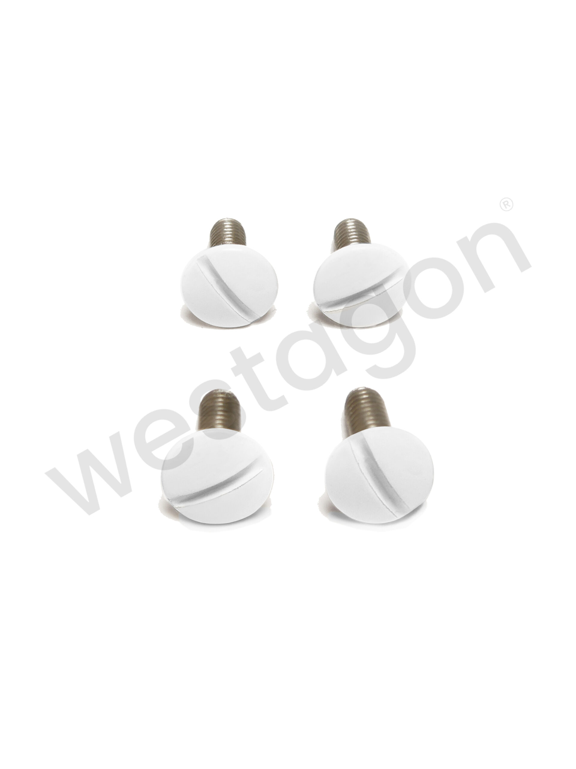 Set: Befestigungsschrauben Gepäckwanne (weiss) | <br>für VW T3 WESTFALIA – Bild 3