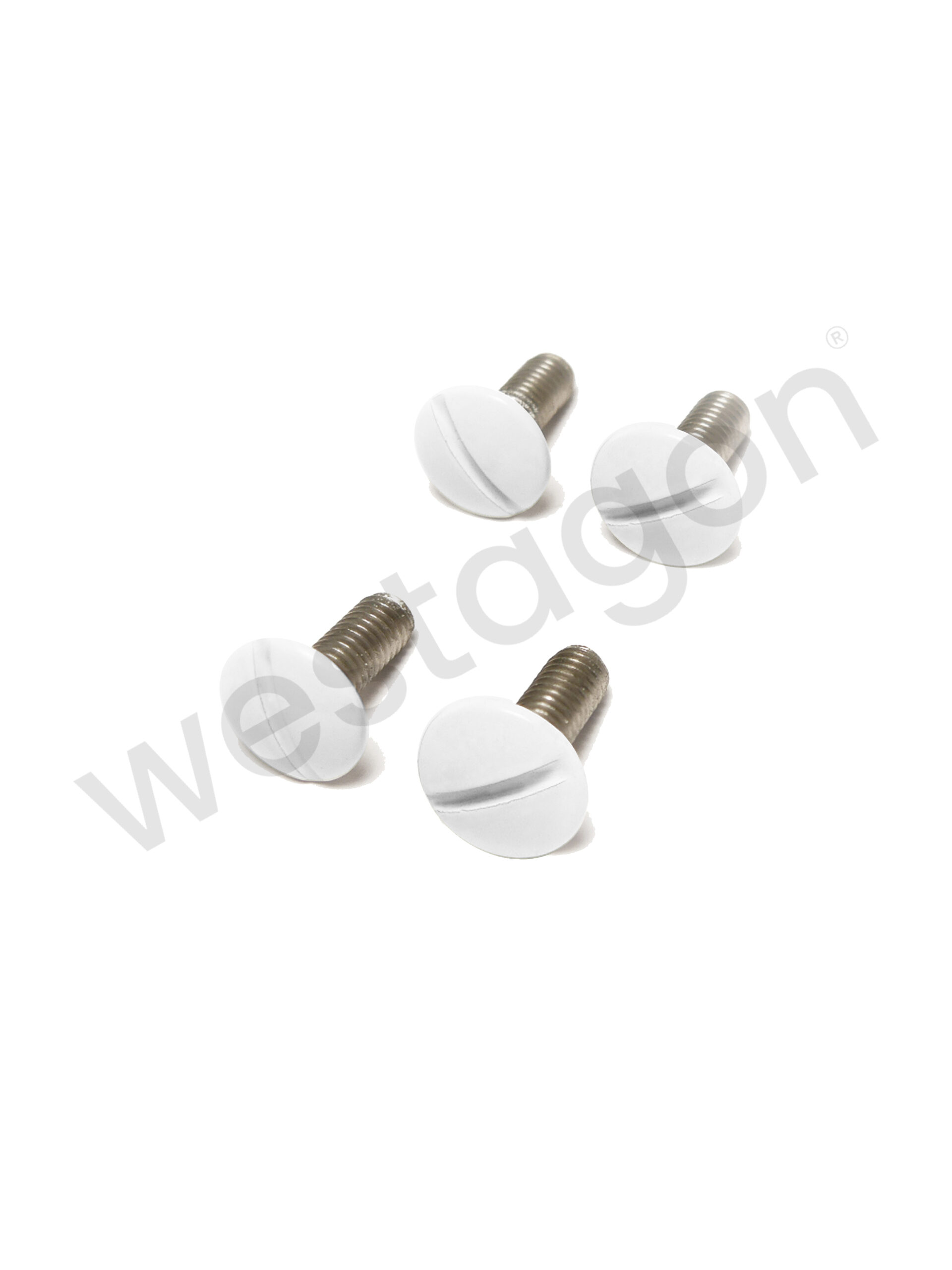 Set: Befestigungsschrauben Gepäckwanne (weiss) | <br>für VW T3 WESTFALIA – Bild 2