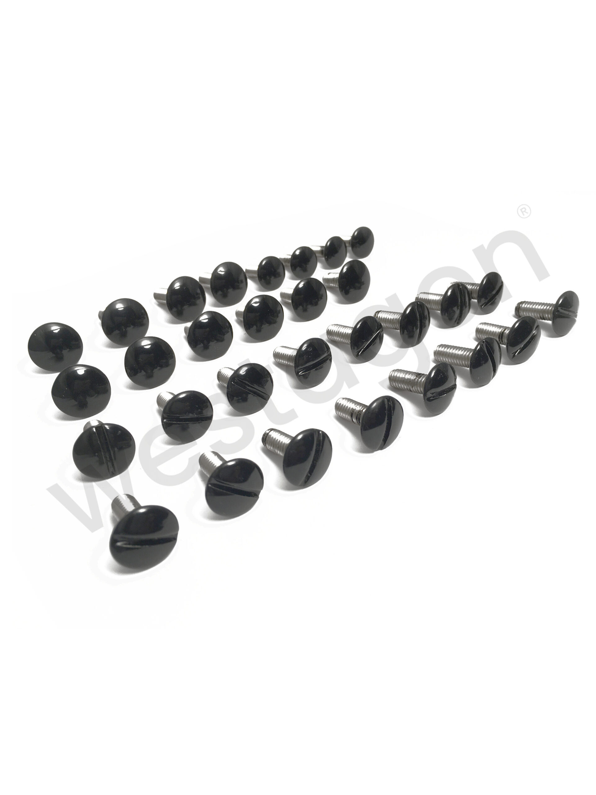 Set: Befestigungsschrauben Aufstelldach + Gepäckwanne (schwarz) | <br>für T3 WESTFALIA – Bild 3