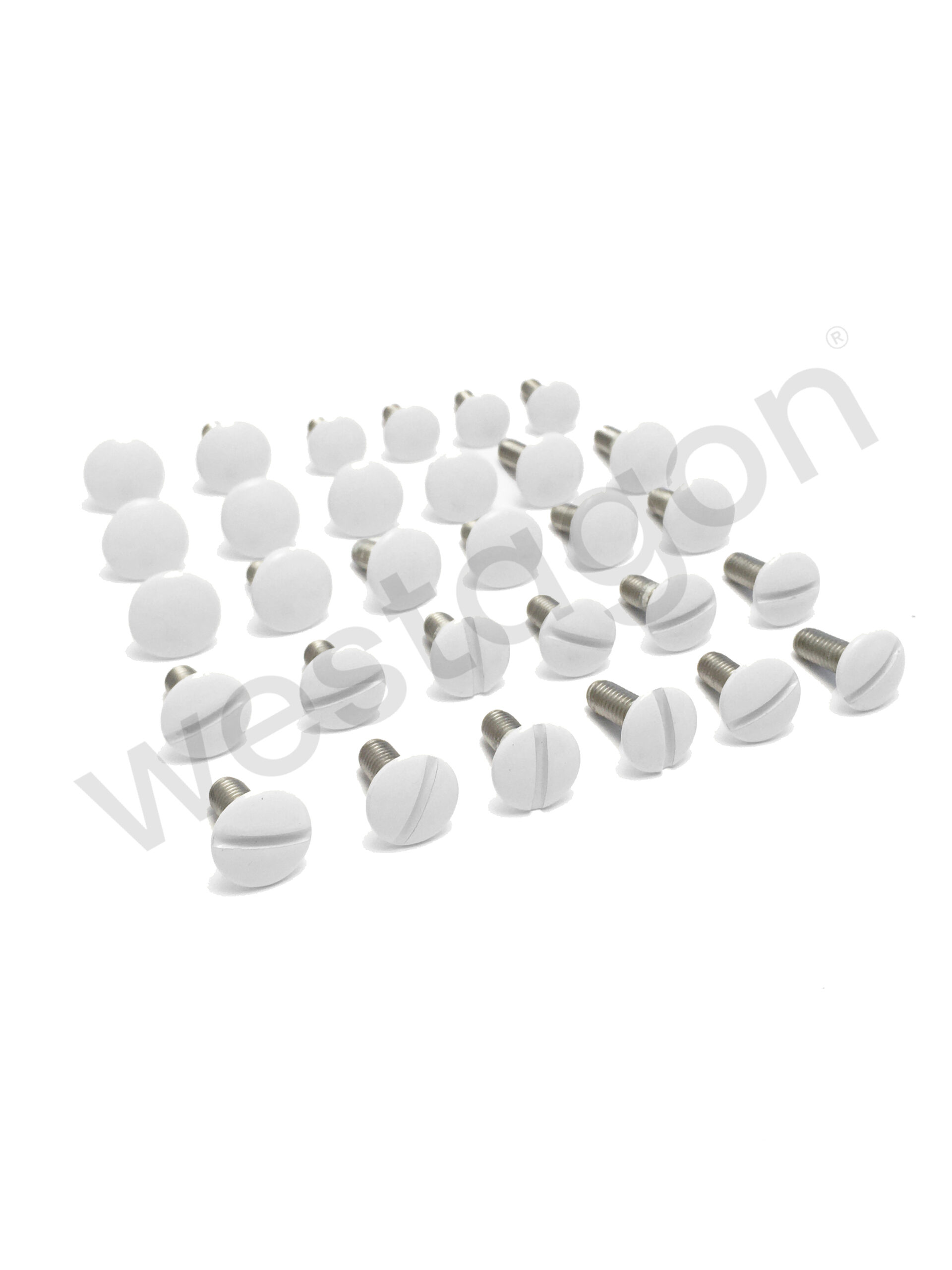 Set: Befestigungsschrauben Aufstelldach + Gepäckwanne (weiss) | <br>für VW T3 WESTFALIA – Bild 3