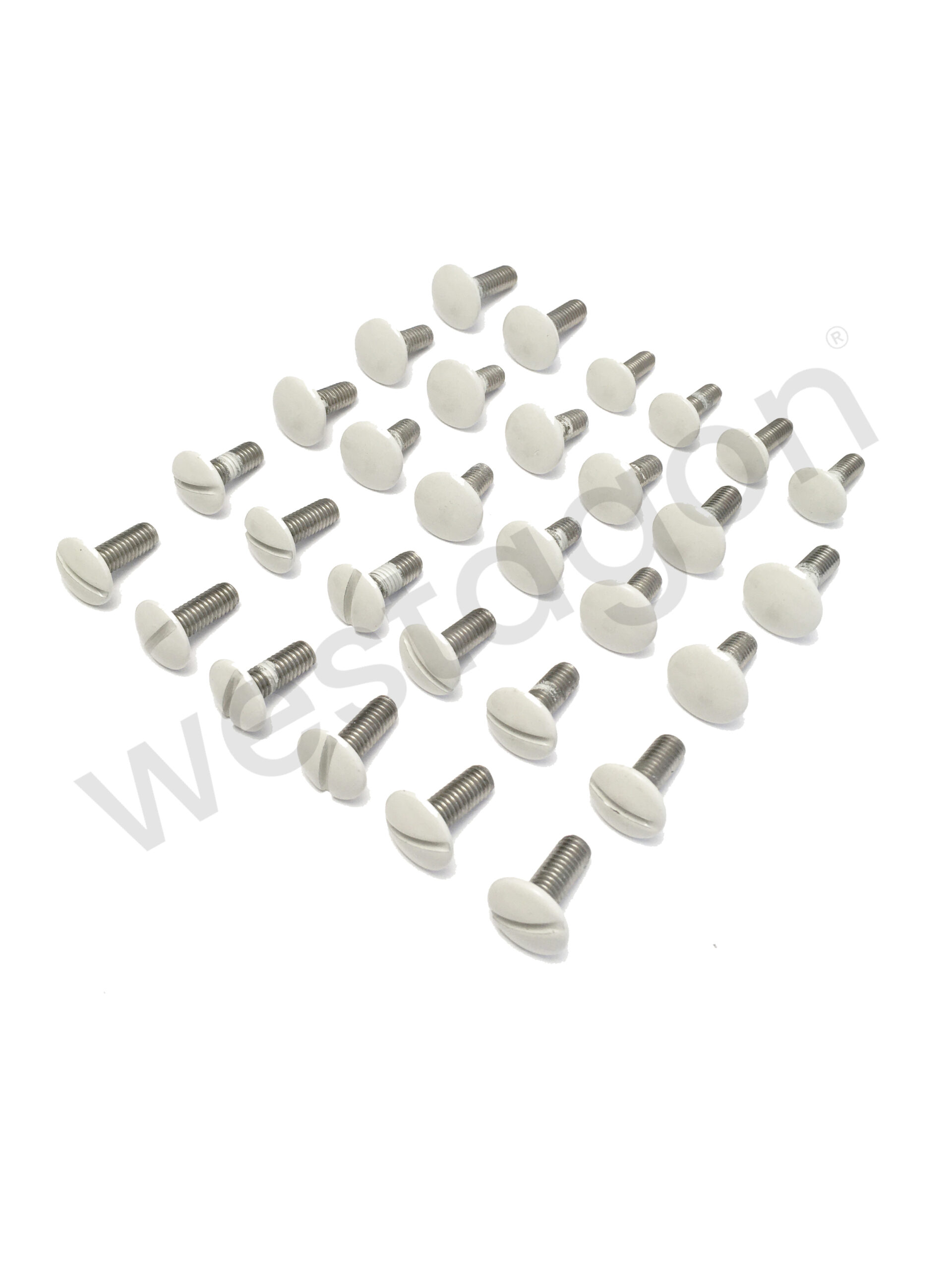 Set: Befestigungsschrauben Aufstelldach + Gepäckwanne (pastellweiss) | <br>für VW T3 WESTFALIA – Bild 2