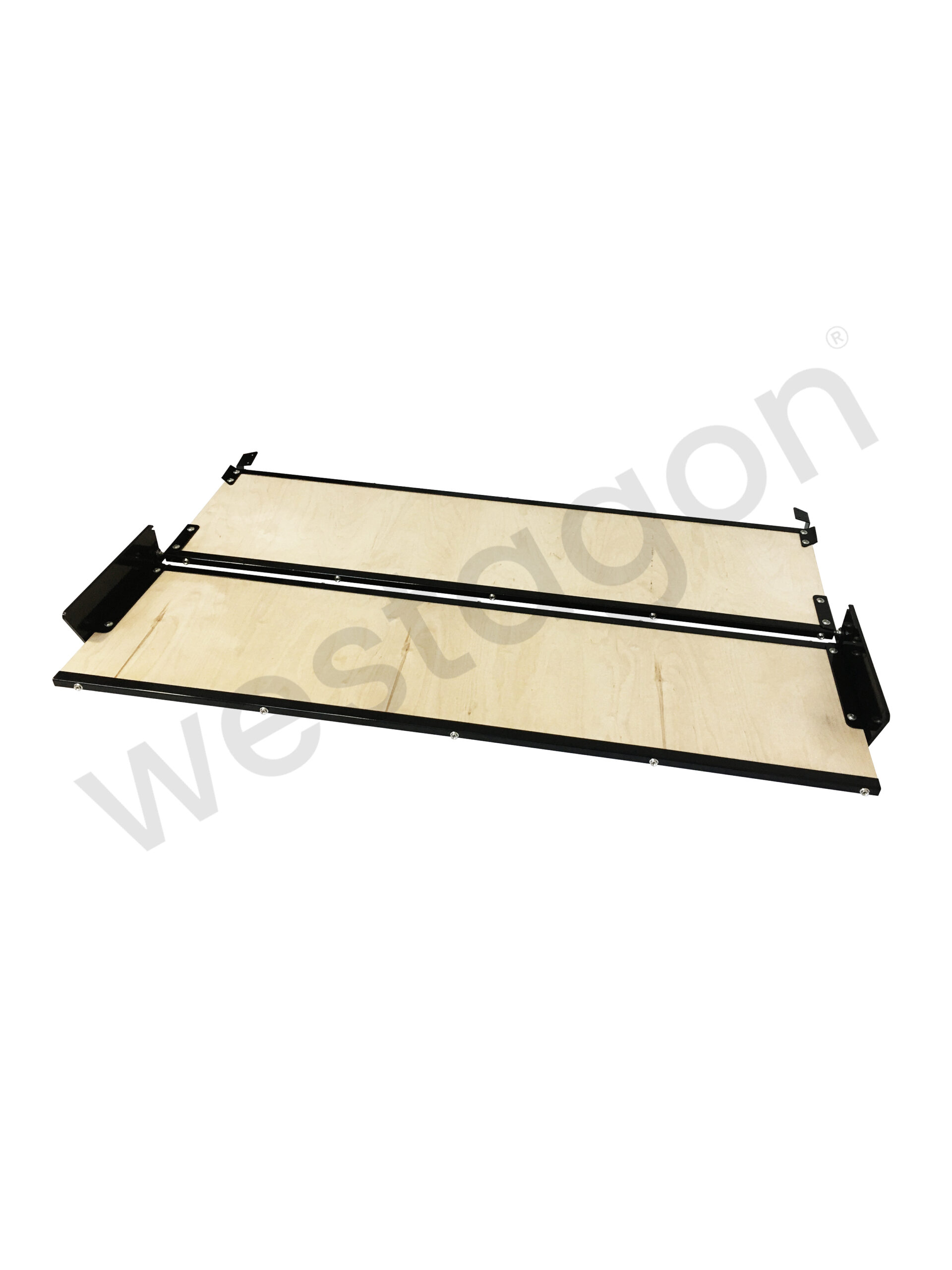 Set: MOSAIK Klappbett Repro kleiner Dachausschnitt (schwarz) | für VW T25 / T3 WESTFALIA – Bild 2