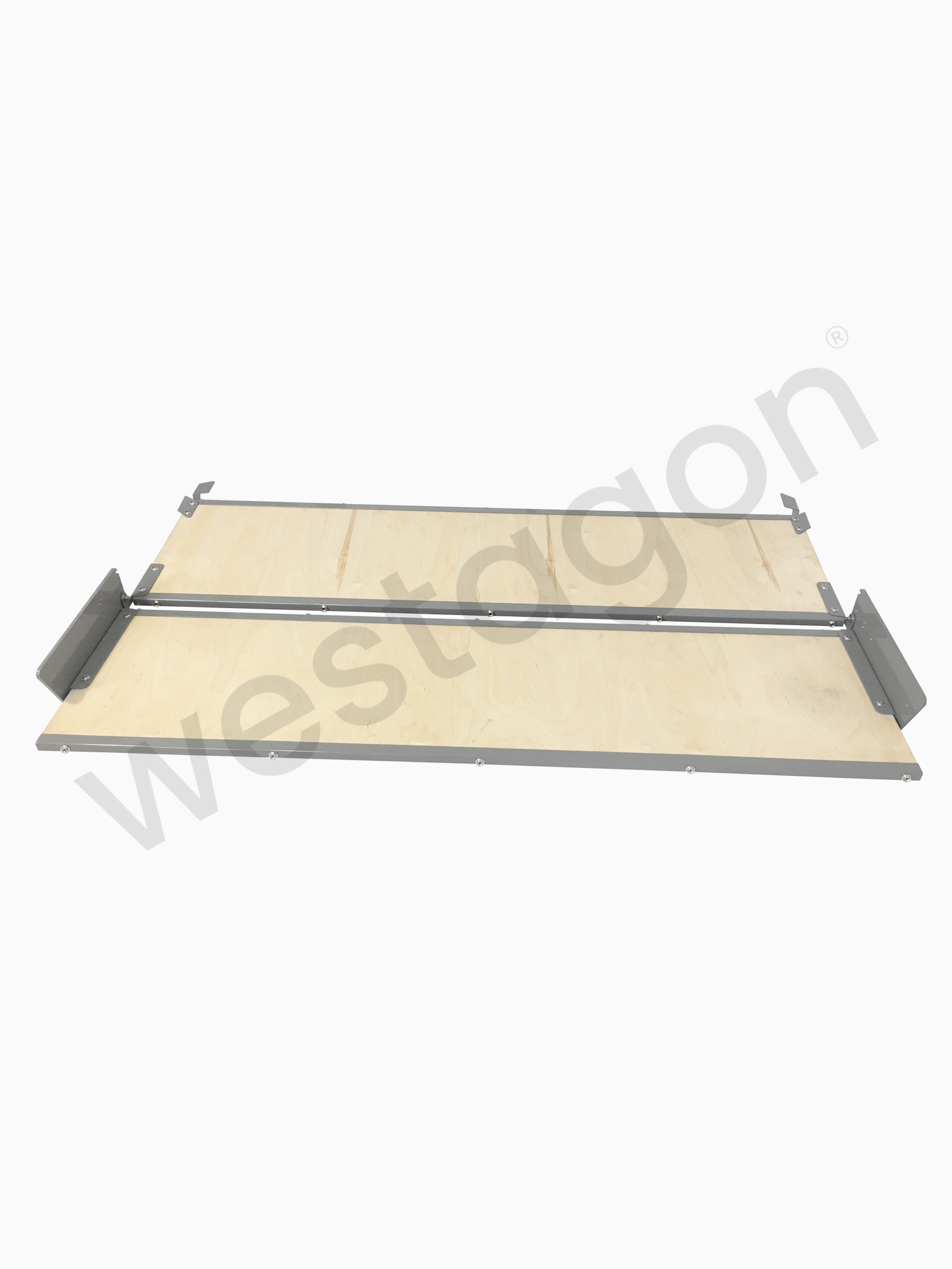 Set: MOSAIK Klappbett Repro kleiner Dachausschnitt (grau) | für VW T25 / T3 WESTFALIA – Bild 7