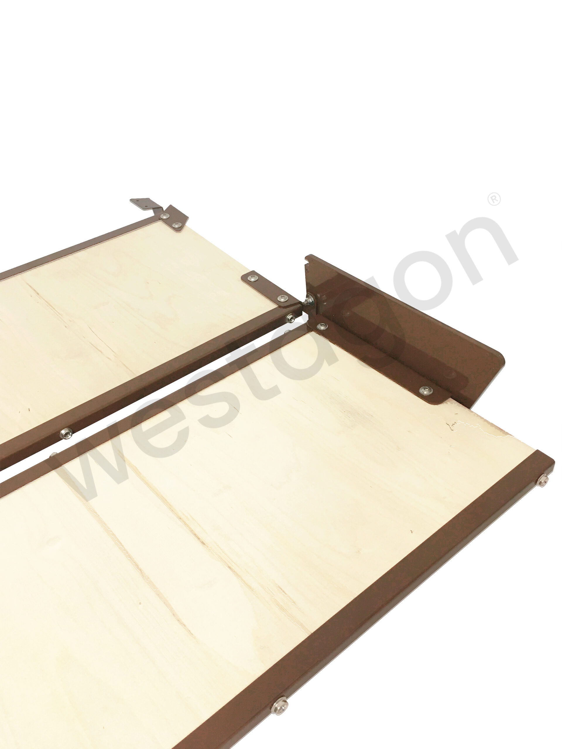 Set: MOSAIK Klappbett Repro kleiner Dachausschnitt (braun) | für VW T25 / T3 WESTFALIA – Bild 6