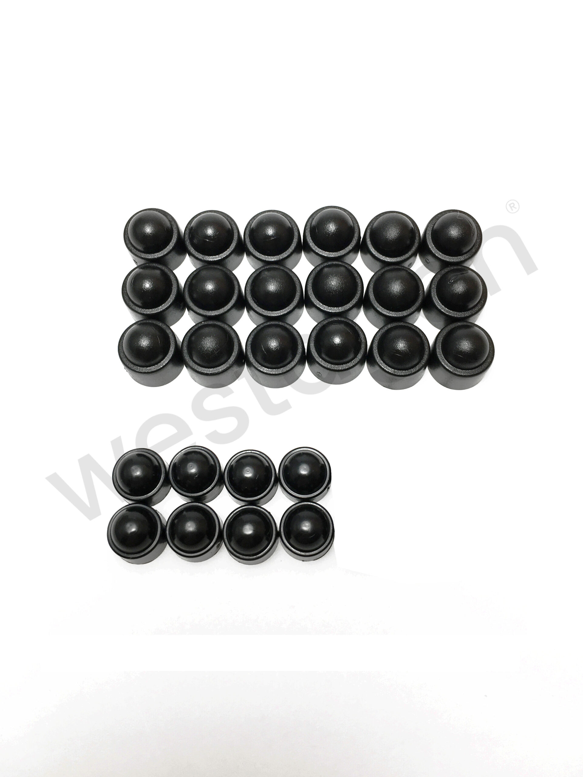 Set: Abdeckkappen für Schraubensatz Aufstelldach (schwarz) | <br> für VW T3 WESTFALIA – Bild 4