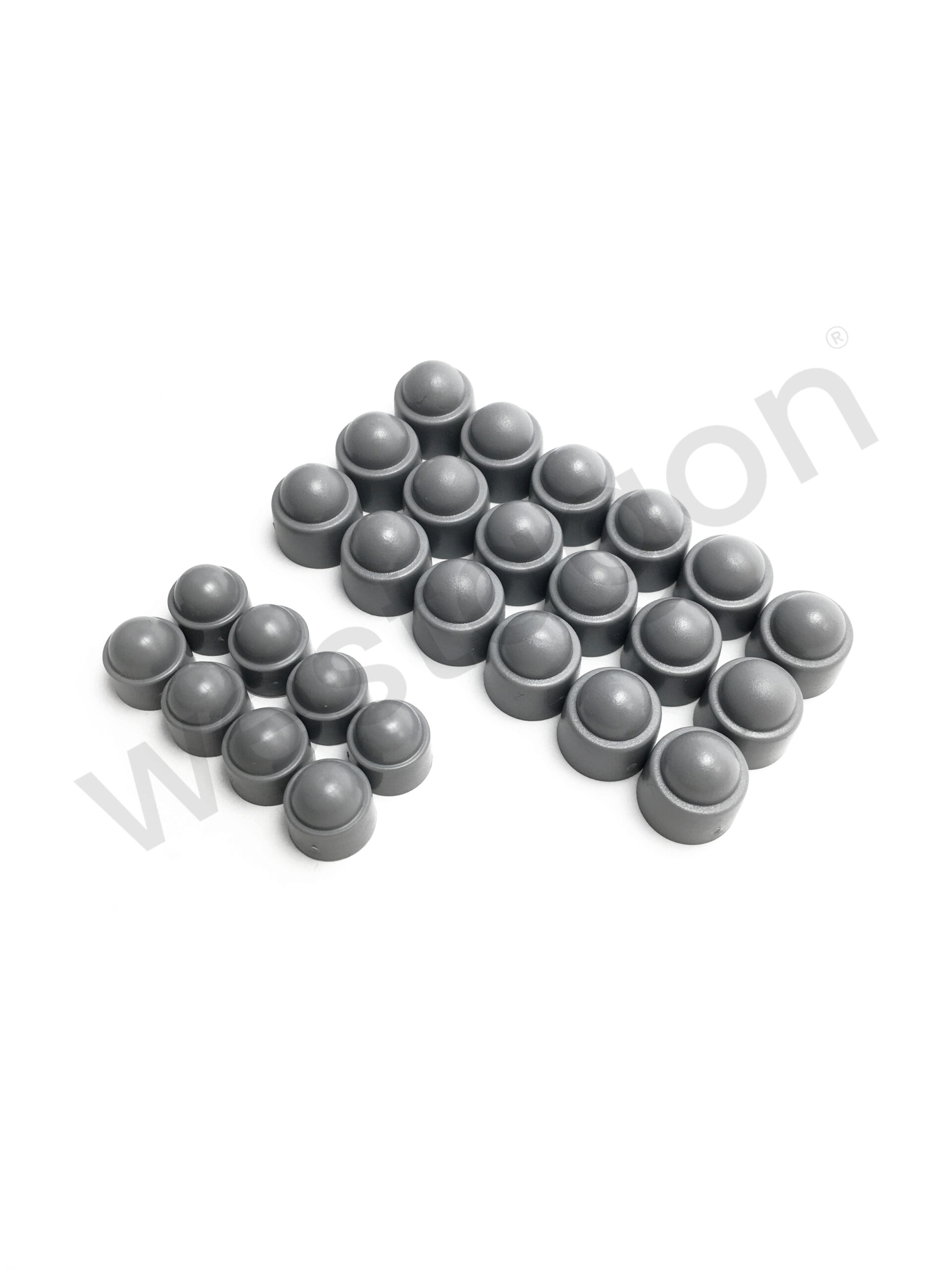 Set: Abdeckkappen für Schraubensatz Aufstelldach (grau) | <br> für VW T3 WESTFALIA – Bild 3