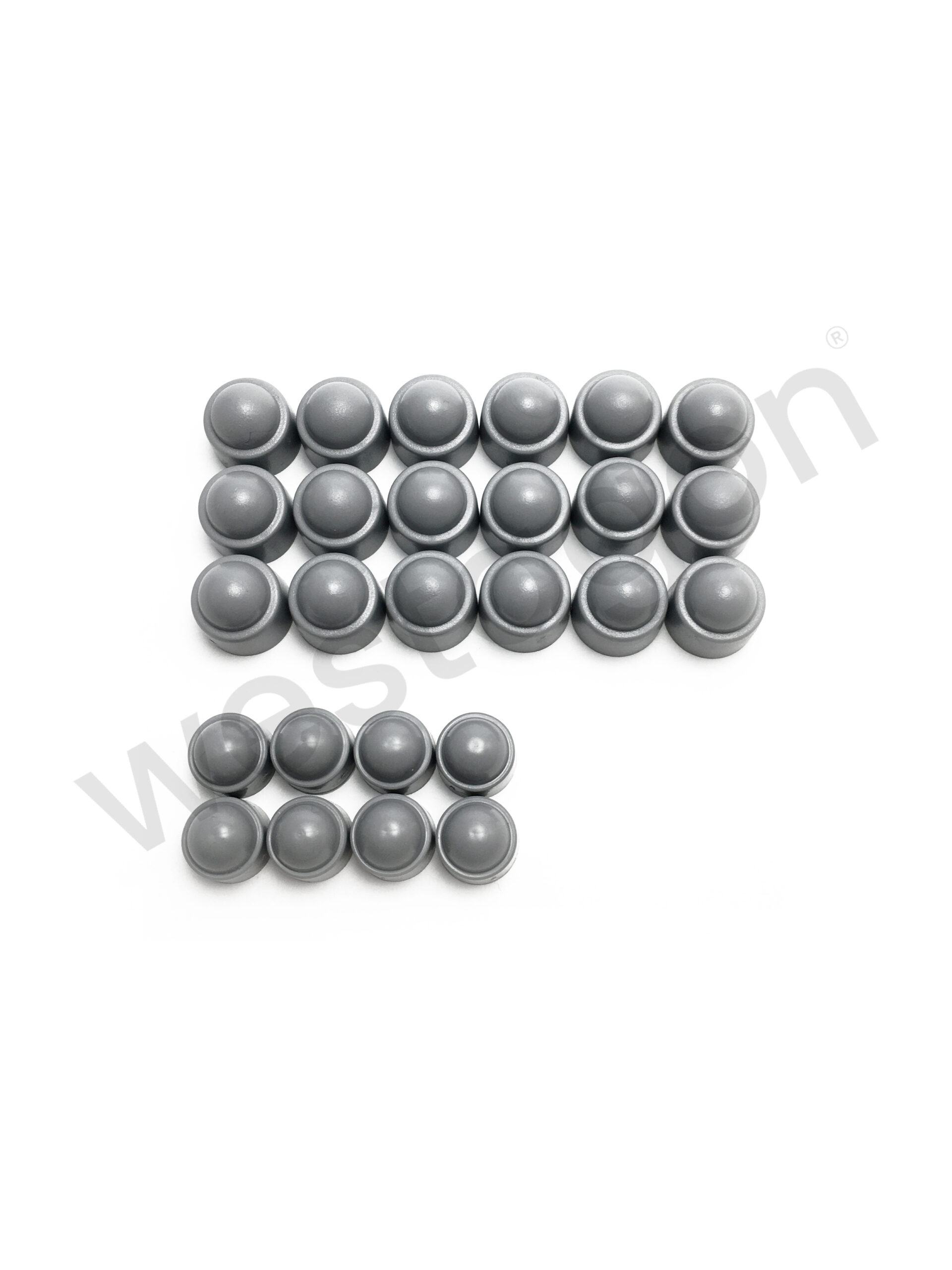 Set: Abdeckkappen für Schraubensatz Aufstelldach (grau) | <br> für VW T3 WESTFALIA – Bild 4