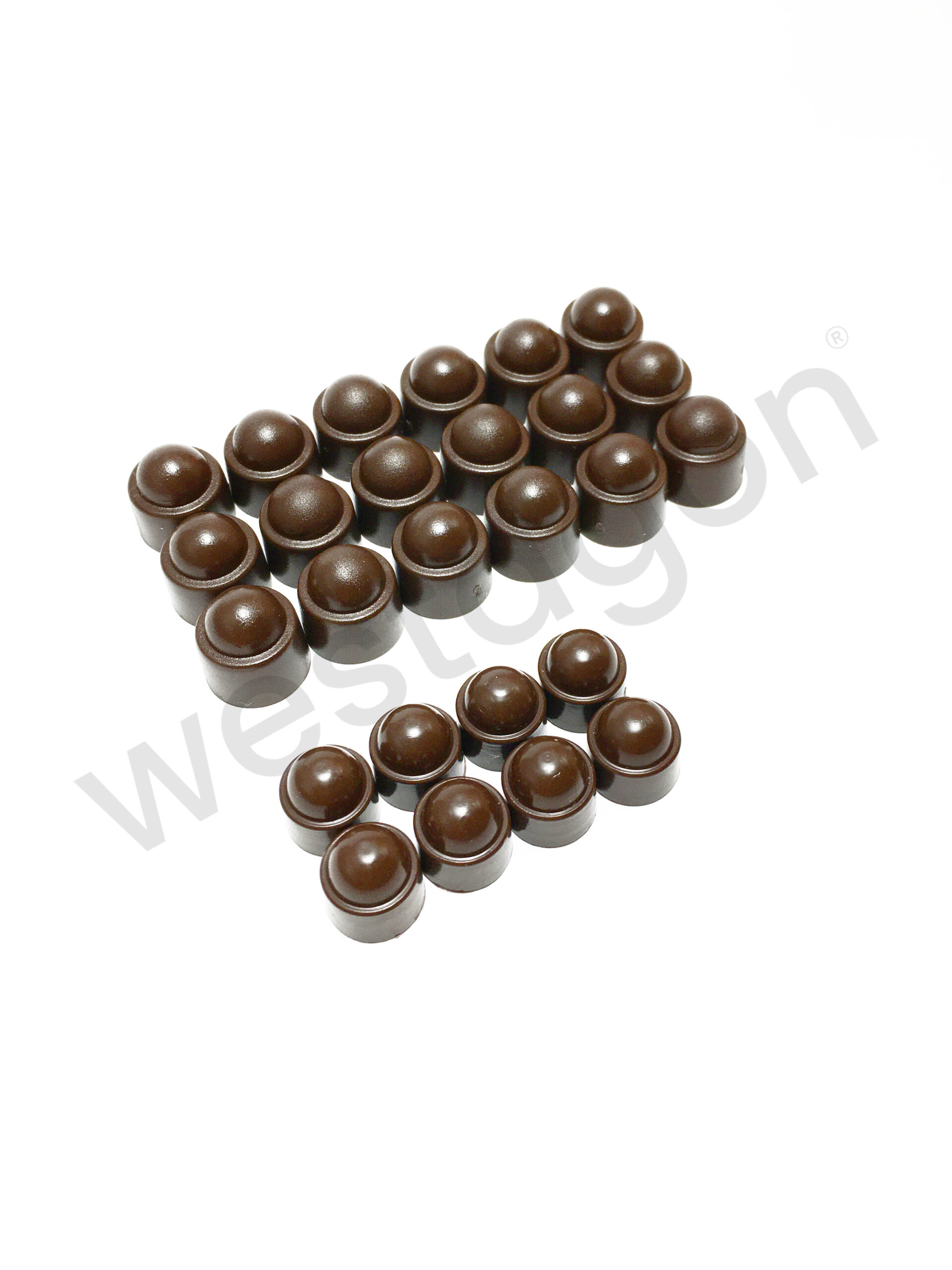 Set: Abdeckkappen für Schraubensatz Aufstelldach (braun) | <br> für VW T3 WESTFALIA – Bild 3