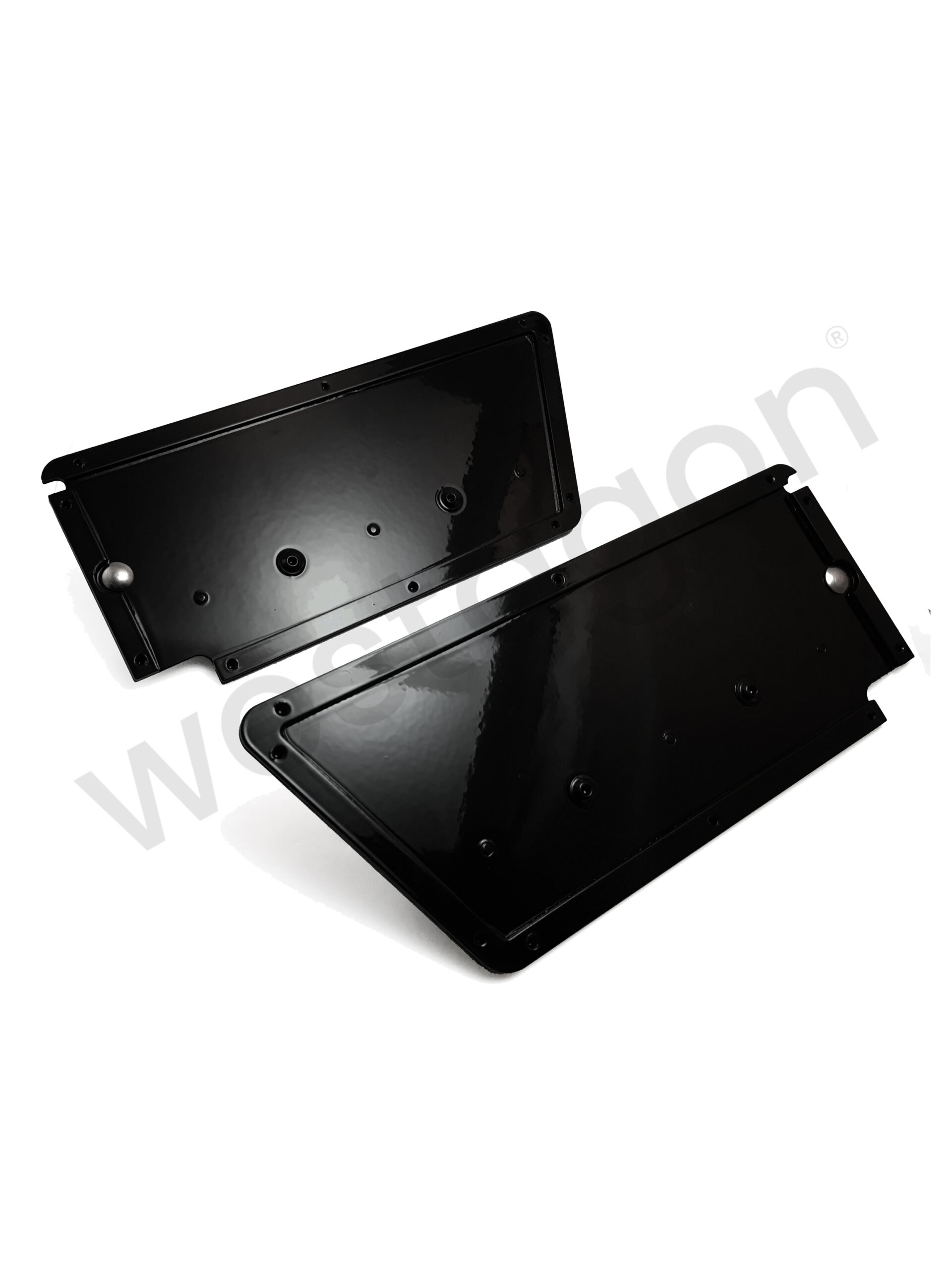 Seitenwangen für MOSAIK Klappbett (schwarz) | <br>für VW T25 / T3 WESTFALIA – Bild 2