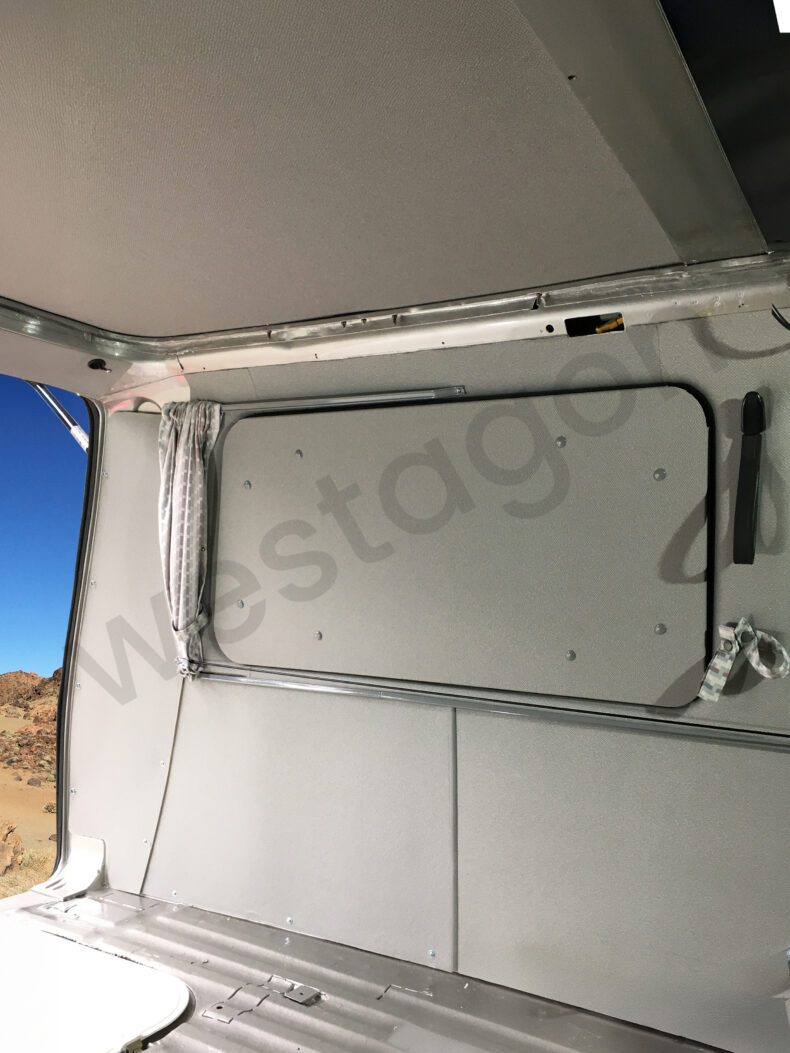 Sandblechhalter-System nicht klappbar (schwarz) I für VW T25 / T3 – Bild 8