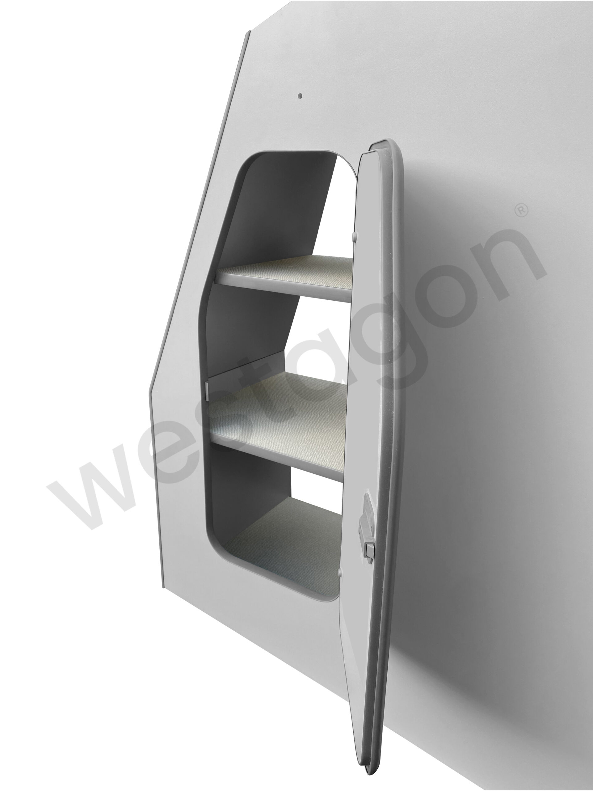 Kleiderschrank grau I für VW T3 WESTFALIA California / Club Joker / Atlantic – Bild 9