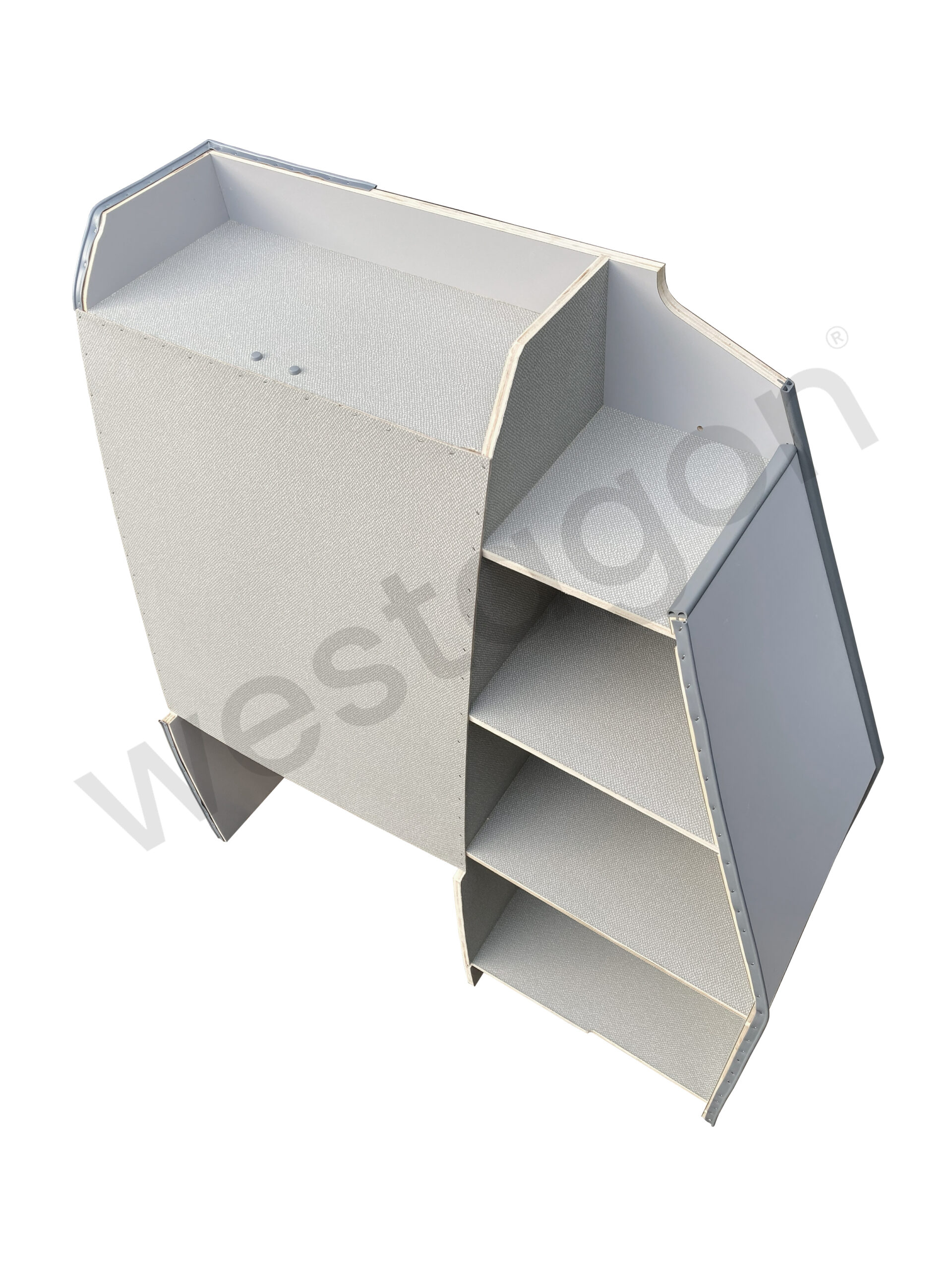 Kleiderschrank grau I für VW T3 WESTFALIA California / Club Joker / Atlantic – Bild 4