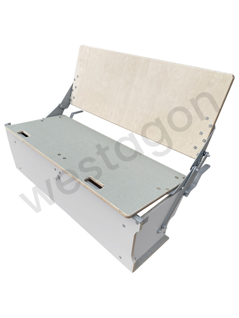 Schlafbank / Rücksitzbank grau | für VW T3  WESTFALIA California / Club Joker / Atlantic