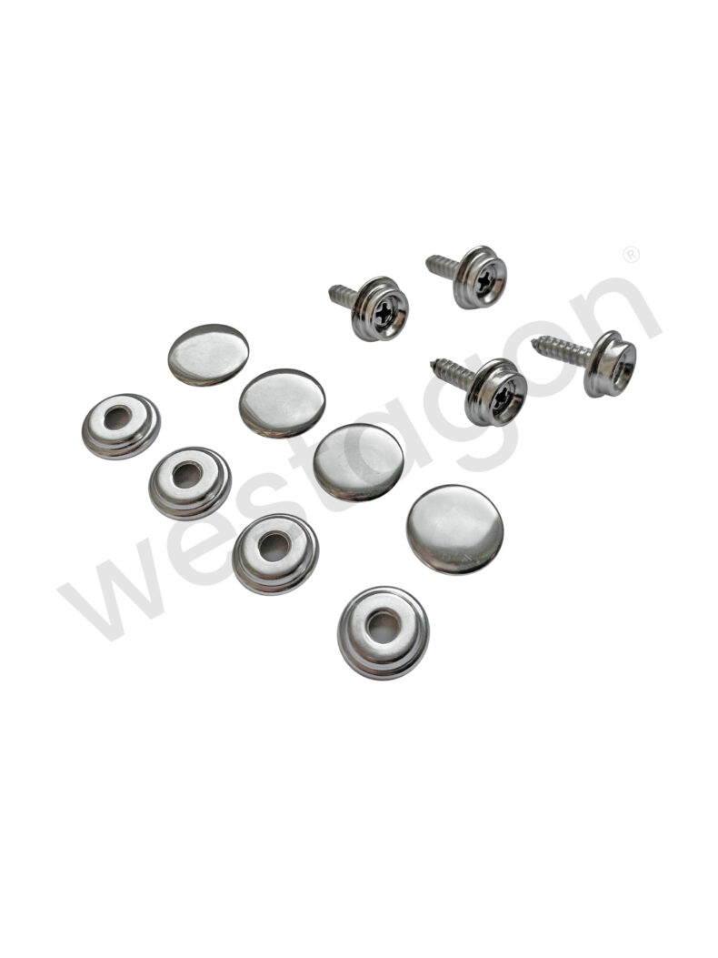 Set: Druckknöpfe Edelstahl | für VW T3 WESTFALIA Möbel Ausstattung