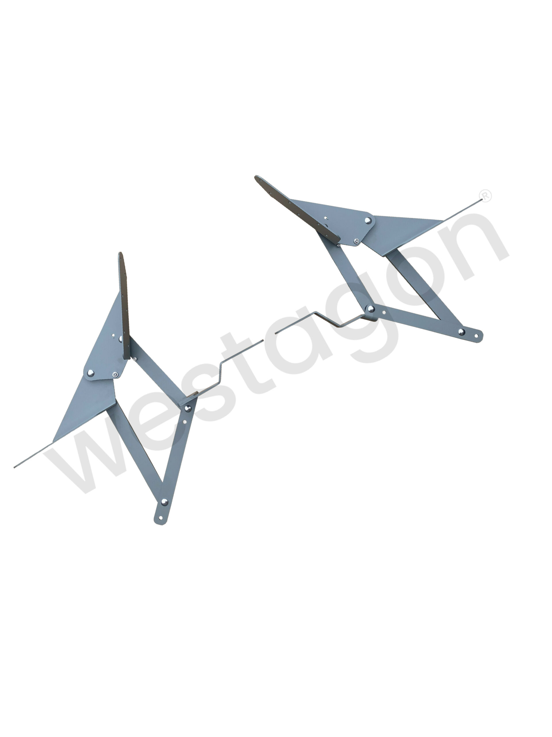 Schlafbank / Klappbank Scharnier für Rücksitzbank mit Panorama Funktion grau |<br> für VW T25 / T3 WESTFALIA Möbel Camping Ausstattung – Bild 5