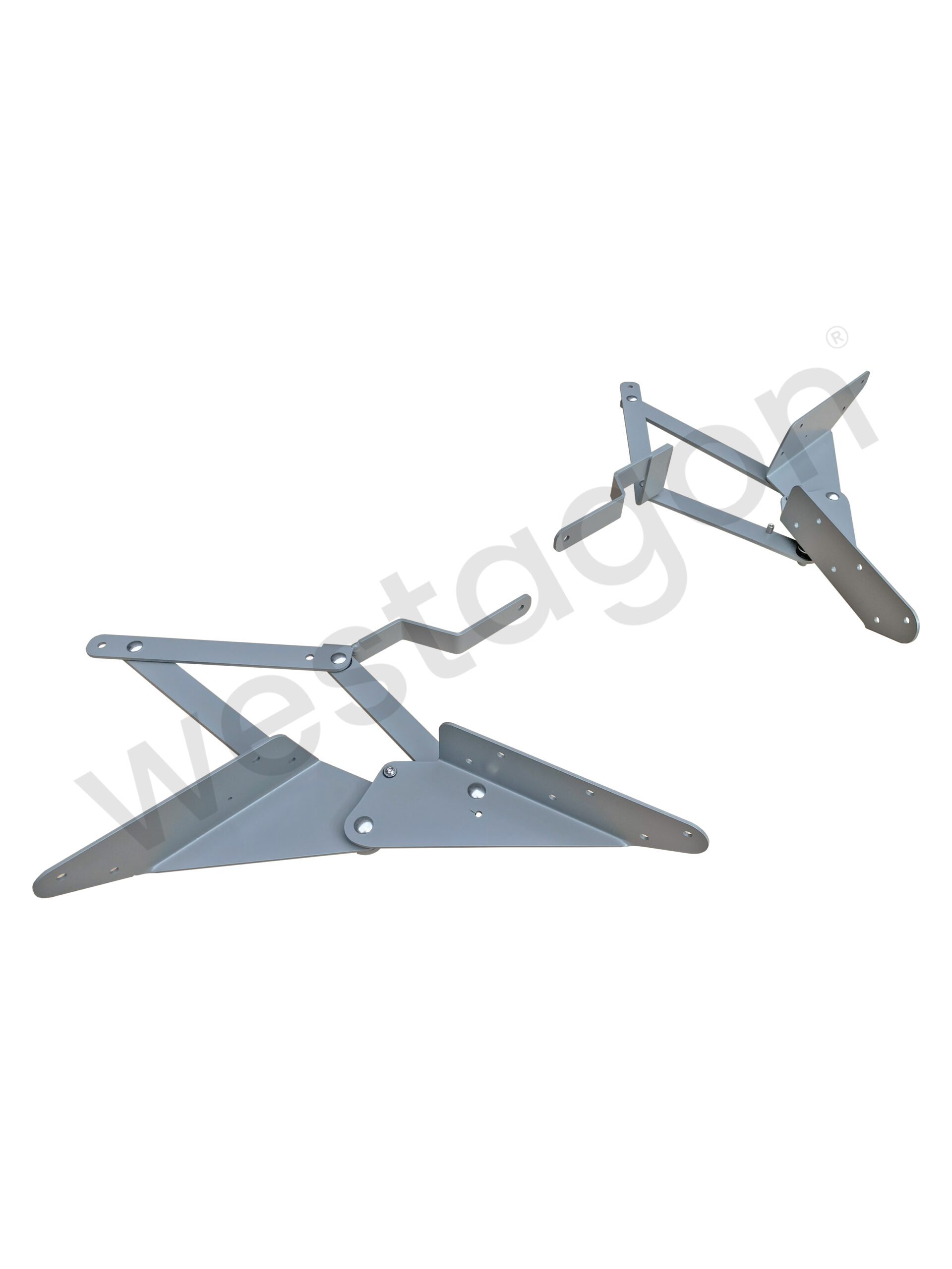 Schlafbank / Klappbank Scharnier für Rücksitzbank mit Panorama Funktion grau |<br> für VW T25 / T3 WESTFALIA Möbel Camping Ausstattung – Bild 4