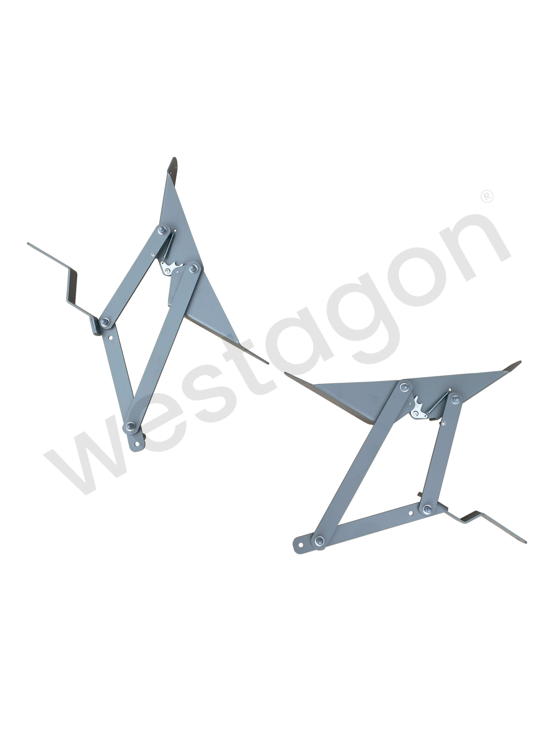 Schlafbank / Klappbank Scharnier für Rücksitzbank mit Panorama Funktion grau |<br> für VW T25 / T3 WESTFALIA Möbel Camping Ausstattung – Bild 3