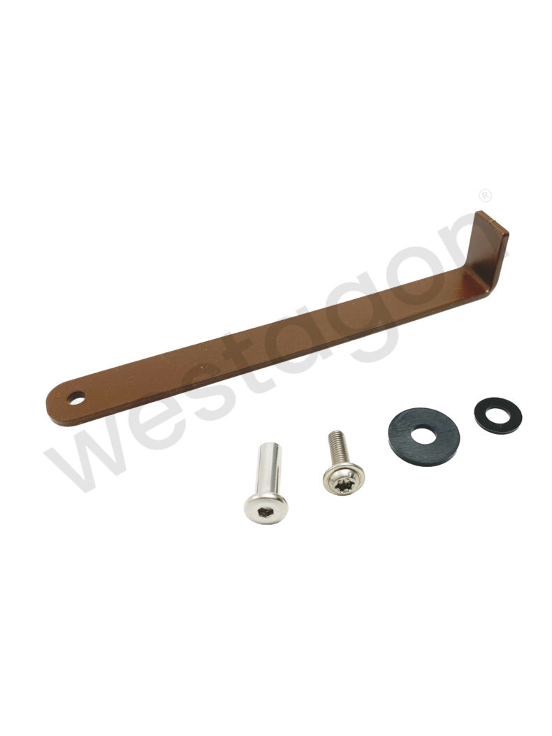 Aufstellstütze für Schlafbank / Klappbank / Rücksitzbank braun |<br> für VW T25 / T3 WESTFALIA Möbel Camping Ausstattung