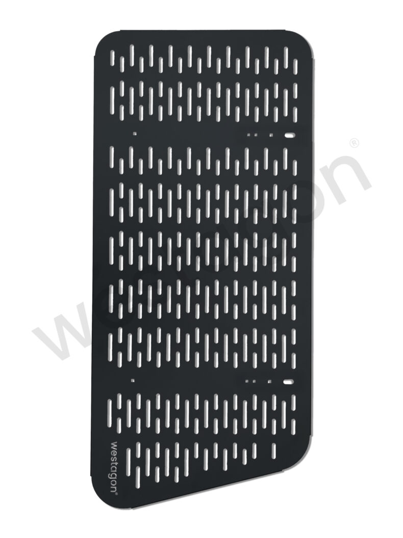 Sandblechhalter-Montageplatte (schwarz) | für VW T25 / T3