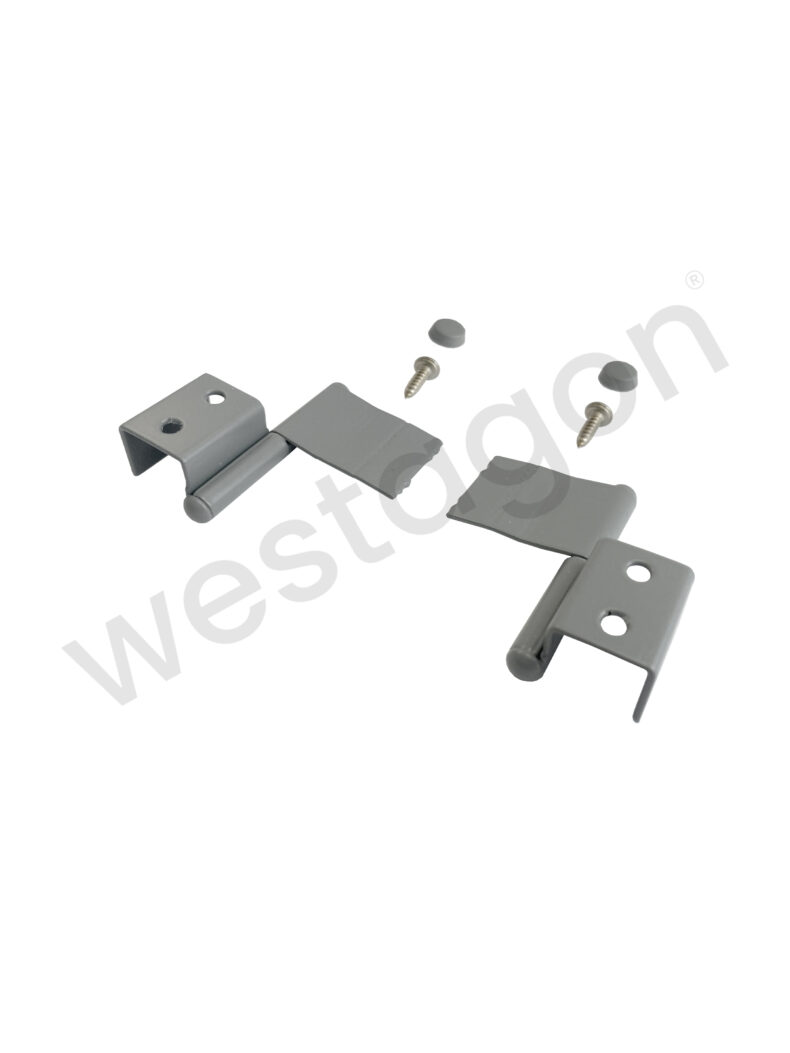 Set: Möbelscharniere rechts / links (grau) | für VW T3 WESTFALIA Campingausstattung Möbel