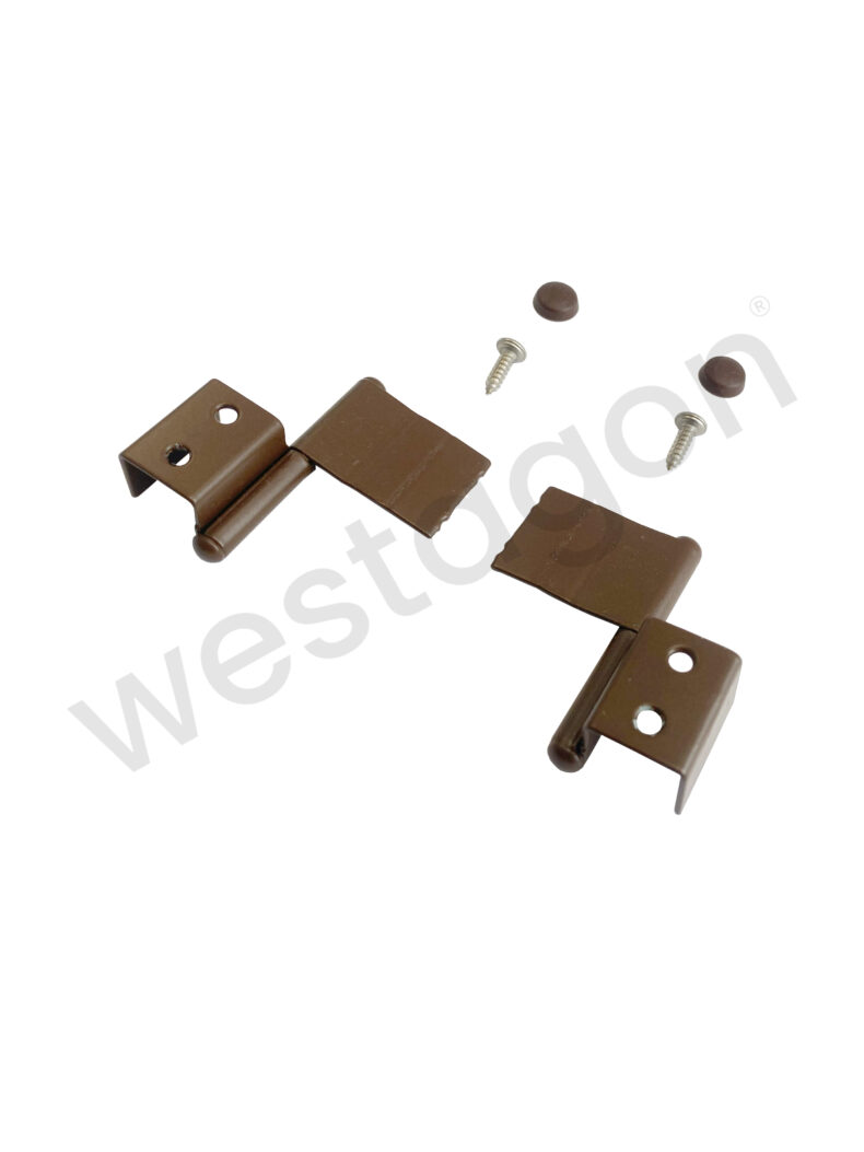 Set: Möbelscharniere rechts / links (braun) | für VW T3 WESTFALIA Campingausstattung Möbel