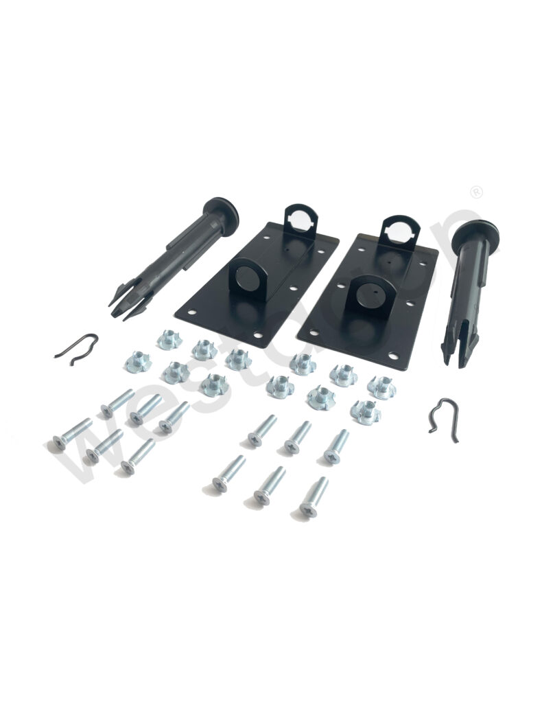 Set: Kopfstützenhalter Schlafbank / Rücksitzbank | für VW T3 WESTFALIA California / Club Joker / Atlantic